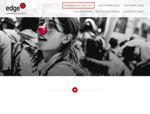 Tablet Screenshot of edgecommunication.be